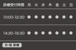 診療受付時間